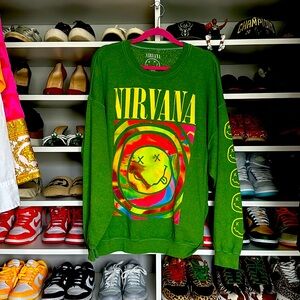 Urban outfitters nirvana oversized sweater
